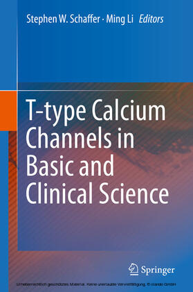 Schaffer / Li | T-type Calcium Channels in Basic and Clinical Science | E-Book | sack.de