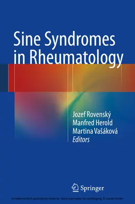 Rovenský / Herold / Vašáková |  Sine Syndromes in Rheumatology | eBook | Sack Fachmedien