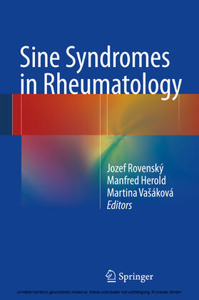 Rovenský / Rovensky / Herold | Sine Syndromes in Rheumatology | E-Book | sack.de