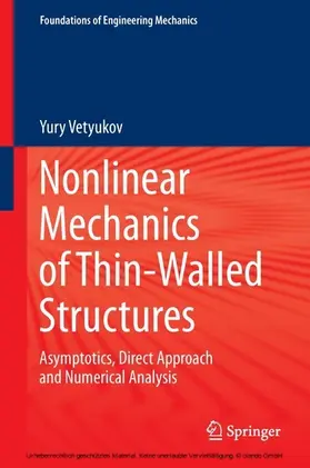 Vetyukov | Nonlinear Mechanics of Thin-Walled Structures | E-Book | www.sack.de