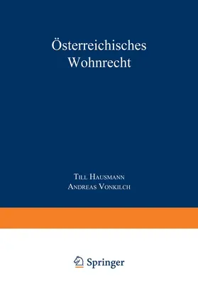 Vonkilch / Hausmann |  Österreichisches Wohnrecht | Buch |  Sack Fachmedien