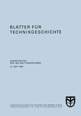 Niederhuemer | Blätter für Technikgeschichte | E-Book | www.sack.de
