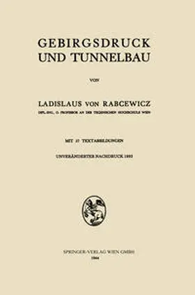 Rabcewicz |  Gebirgsdruck und Tunnelbau | eBook | Sack Fachmedien