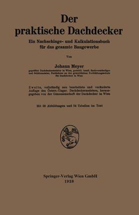 Meyer | Der praktische Dachdecker | Buch | 978-3-7091-2339-3 | sack.de