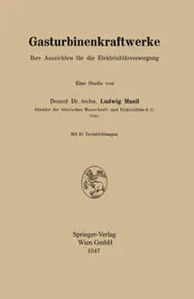Musil |  Gasturbinenkraftwerke | eBook | Sack Fachmedien