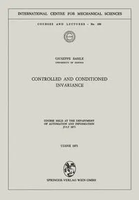 Basile |  Controlled and Conditioned Invariance | eBook | Sack Fachmedien