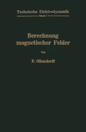 Ollendorff |  Berechnung magnetischer Felder | Buch |  Sack Fachmedien