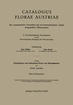 Janchen |  I. Teil: Pteridophyten und Anthophyten (Farne und Blütenpflanzen) | eBook | Sack Fachmedien