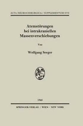 Seeger |  Atemstörungen bei intrakraniellen Massenverschiebungen | eBook | Sack Fachmedien