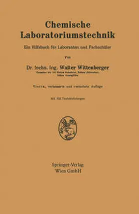 Wittenberger |  Chemische Laboratoriumstechnik | eBook | Sack Fachmedien