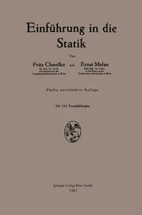 Chmelka / Melan |  Einführung in die Statik | eBook | Sack Fachmedien