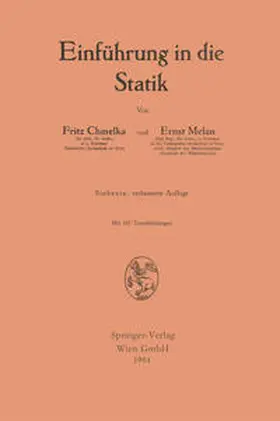 Chmelka / Melan |  Einführung in die Statik | eBook | Sack Fachmedien