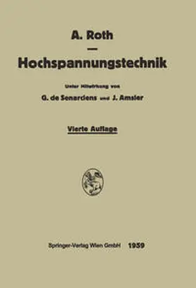 Roth |  Hochspannungstechnik | eBook | Sack Fachmedien