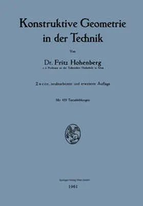 Hohenberg |  Konstruktive Geometrie in der Technik | eBook | Sack Fachmedien