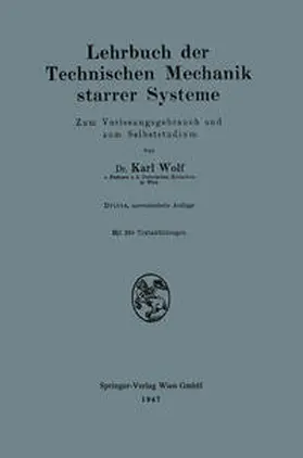 Wolf | Lehrbuch der Technischen Mechanik starrer Systeme | E-Book | www.sack.de