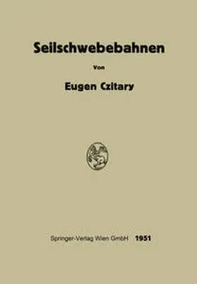Czitary |  Seilschwebebahnen | eBook | Sack Fachmedien