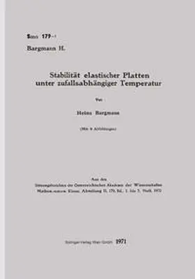 Bargmann |  Stabilität elastischer Platten unter zufallsabhängiger Temperatur | eBook | Sack Fachmedien