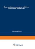 Mayrhofer |  Über den Zusammenhang der additiven Inhalts- und Maßtheorien | Buch |  Sack Fachmedien