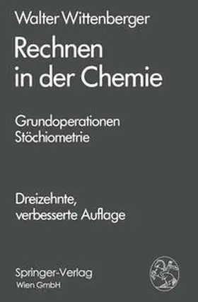 Wittenberger |  Rechnen in der Chemie | eBook | Sack Fachmedien