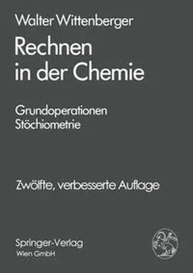 Wittenberger |  Rechnen in der Chemie | eBook | Sack Fachmedien