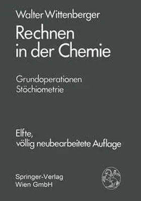 Wittenberger |  Rechnen in der Chemie | eBook | Sack Fachmedien