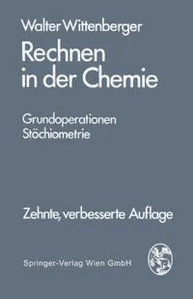 Wittenberger |  Rechnen in der Chemie | eBook | Sack Fachmedien