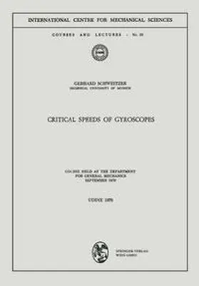 Schweitzer | Critical Speeds of Gyroscopes | E-Book | www.sack.de