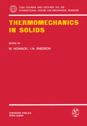Nowacki / Sneddon |  Thermomechanics in Solids | eBook | Sack Fachmedien