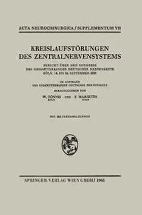 Tönnis / Marguth |  Kreislaufstörungen des Zentralnervensystems | eBook | Sack Fachmedien
