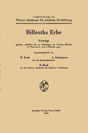 Denk |  Billroths Erbe | eBook | Sack Fachmedien