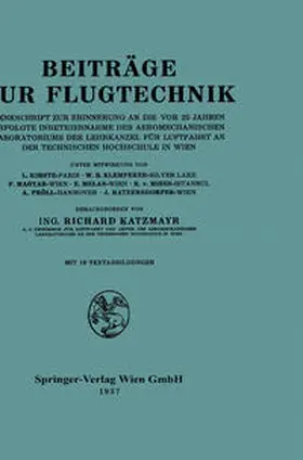 Kirste / Katzmayr |  Beiträge zur Flugtechnik | eBook | Sack Fachmedien