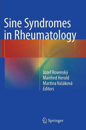 Rovenský / Herold / Vašáková | Sine Syndromes in Rheumatology | Buch | 978-3-7091-4847-1 | sack.de