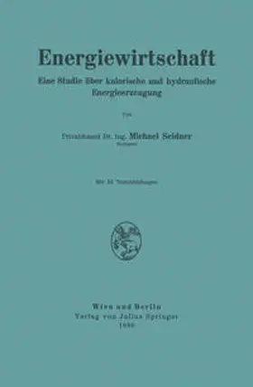 Seidner |  Energiewirtschaft | eBook | Sack Fachmedien