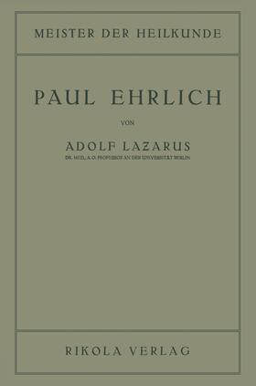 Lazarus | Paul Ehrlich | Buch | 978-3-7091-5202-7 | sack.de