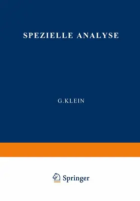 Bergmann / Kofler / Brieger |  Spezielle Analyse | Buch |  Sack Fachmedien