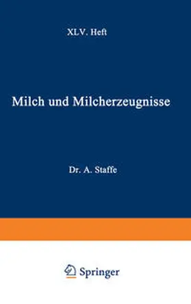 Staffe / Weich / Zaribnicky | Milch und Milcherzeugnisse | E-Book | sack.de