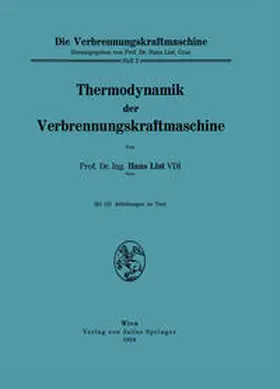List | Thermodynamik der Verbrennungskraftmaschine | E-Book | www.sack.de