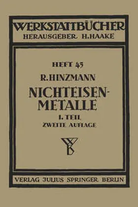 Hinzmann | Nichteisenmetalle | E-Book | www.sack.de