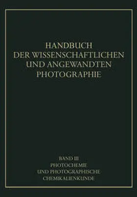 Coehn / Jung / Daimer |  Photochemie und Photographische Chemikalienkunde | eBook | Sack Fachmedien