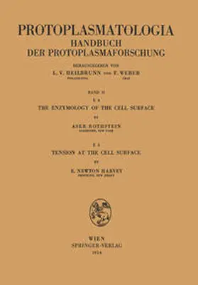 Rothstein / Harvey |  The Enzymology of the Cell Surface Tension at the Cell Surface | eBook | Sack Fachmedien