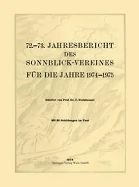  72.-73. Jahresbericht des Sonnblick-Vereines für die Jahre 1974-1975 | eBook | Sack Fachmedien