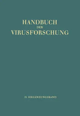 Doerr / Hallauer |  Handbuch der Virusforschung | eBook | Sack Fachmedien