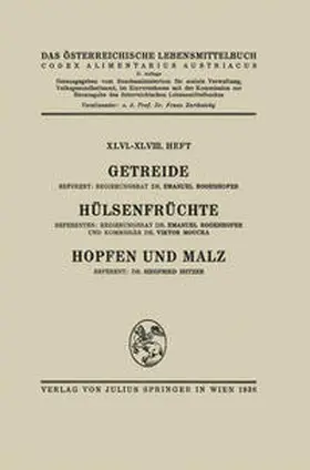 Rogenhofer / Moucka / Iritzer | Getreide / Hülsenfrüchte / Hopfen und Malz | E-Book | www.sack.de