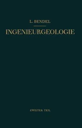 Bendel |  Ingenieurgeologie | eBook | Sack Fachmedien