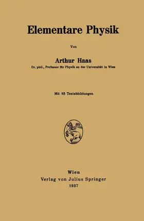 Haas |  Elementare Physik | Buch |  Sack Fachmedien