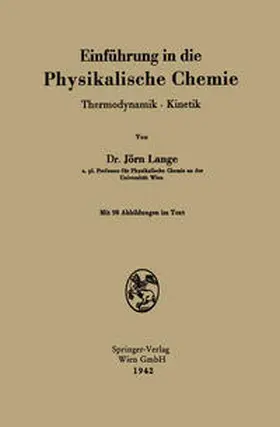 Lange |  Einführung in die Physikalische Chemie | eBook | Sack Fachmedien