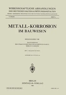  Metall-Korrosion im Bauwesen | eBook | Sack Fachmedien