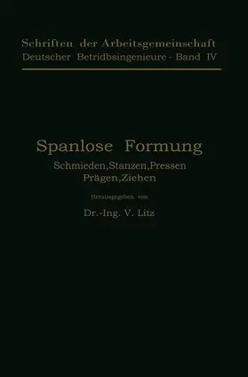 Litz | Spanlose Formung | Buch | 978-3-7091-5972-9 | www.sack.de