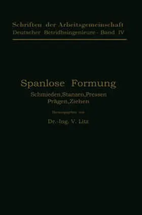 Litz |  Spanlose Formung | eBook | Sack Fachmedien