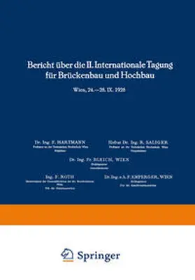Bleich |  Bericht über die II. Internationale Tagung für Brückenbau und Hochbau / Report of the 2nd International Congress for Bridge- and Structural Engineering / Compte-Rendu du 2me Congrès International de Construction des Ponts et Charpentes | eBook | Sack Fachmedien